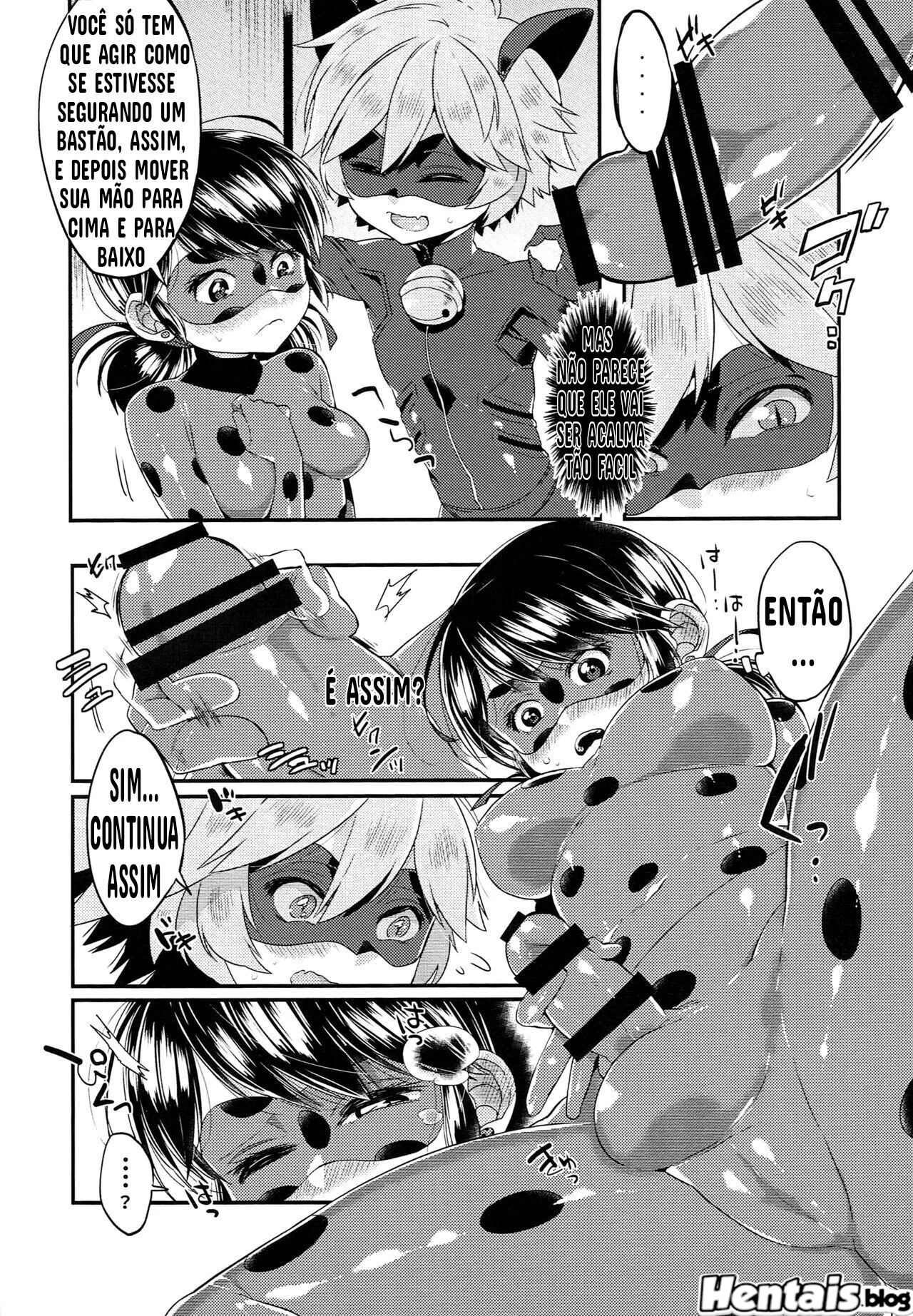 Piranha dimorfa arrombando a buceta da novinha virgem em Hentai HQ
