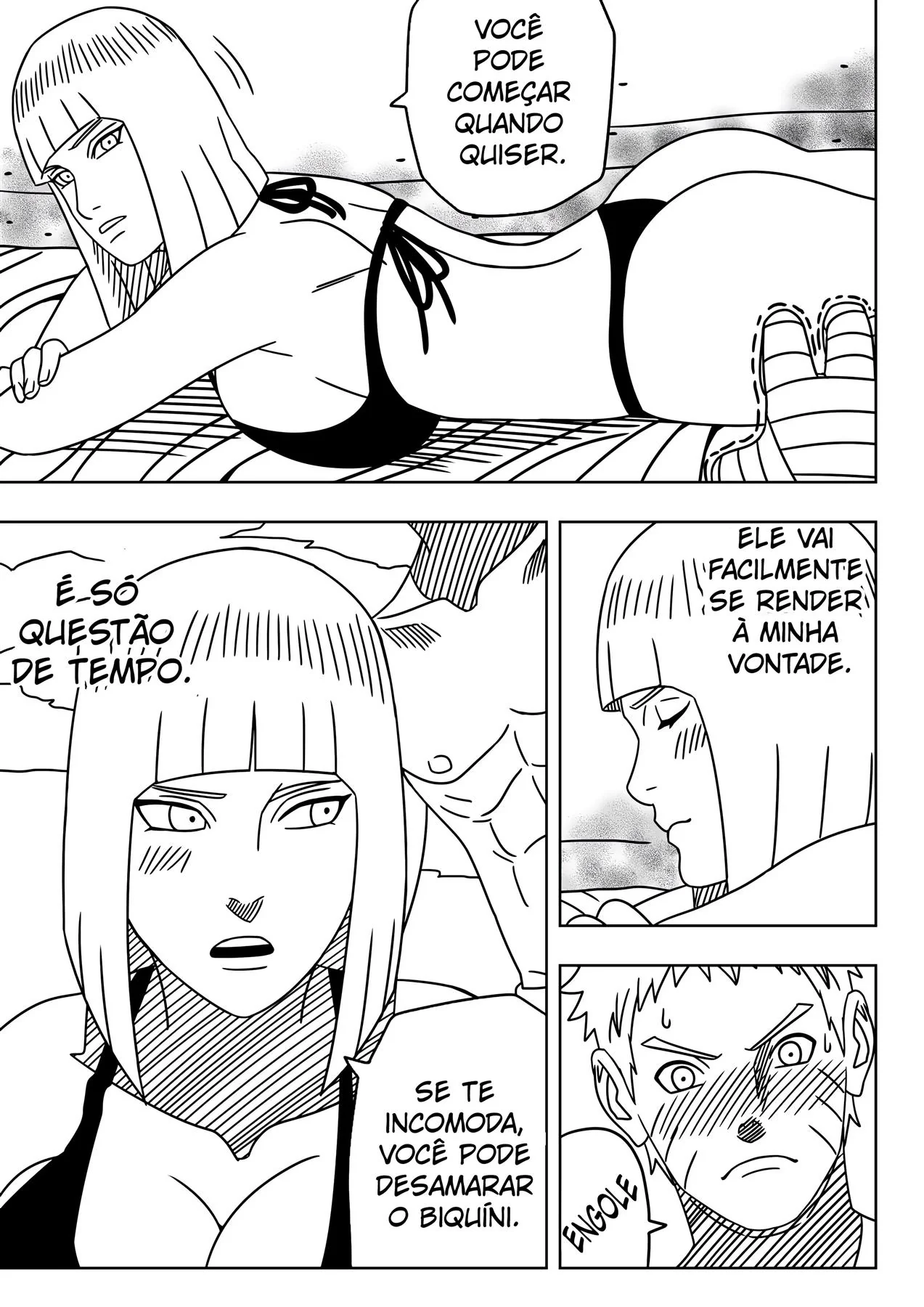 Naruto Hentai: Tsunade planeja engravidar o safado do Naruto na praia – Em Hentai HQ