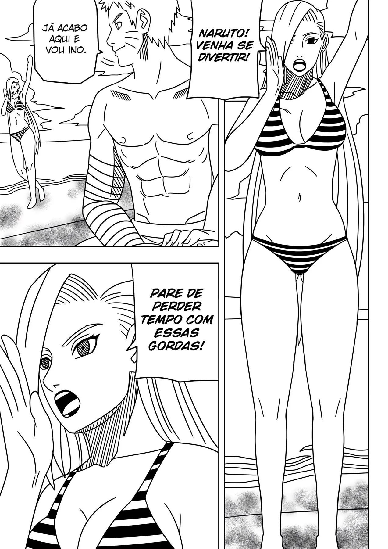 Naruto Hentai: Tsunade planeja engravidar o safado do Naruto na praia – Em Hentai HQ