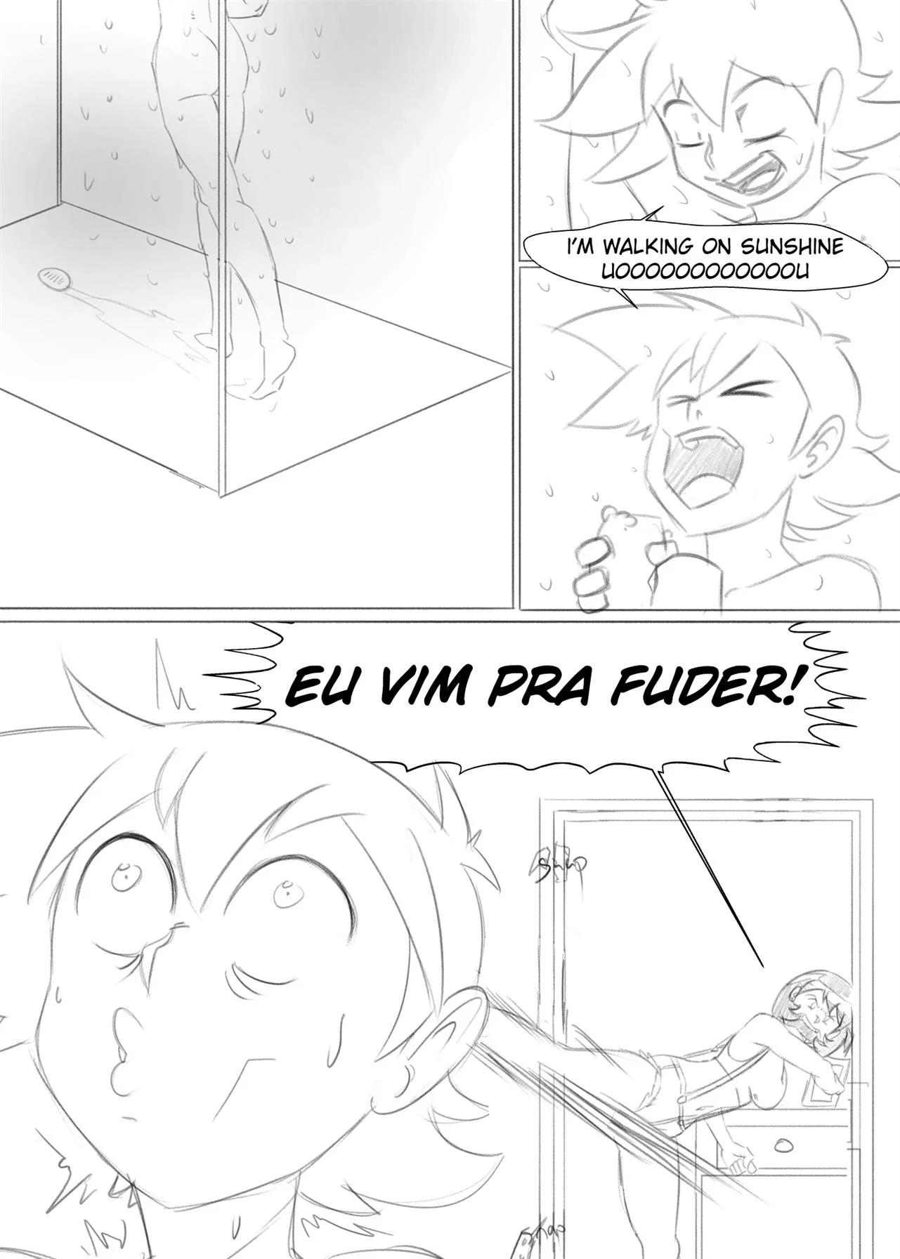 Misty enlouquecida de tesão decide dar para o Ash em Quadrinhos Pornô – HQ Brasileiro