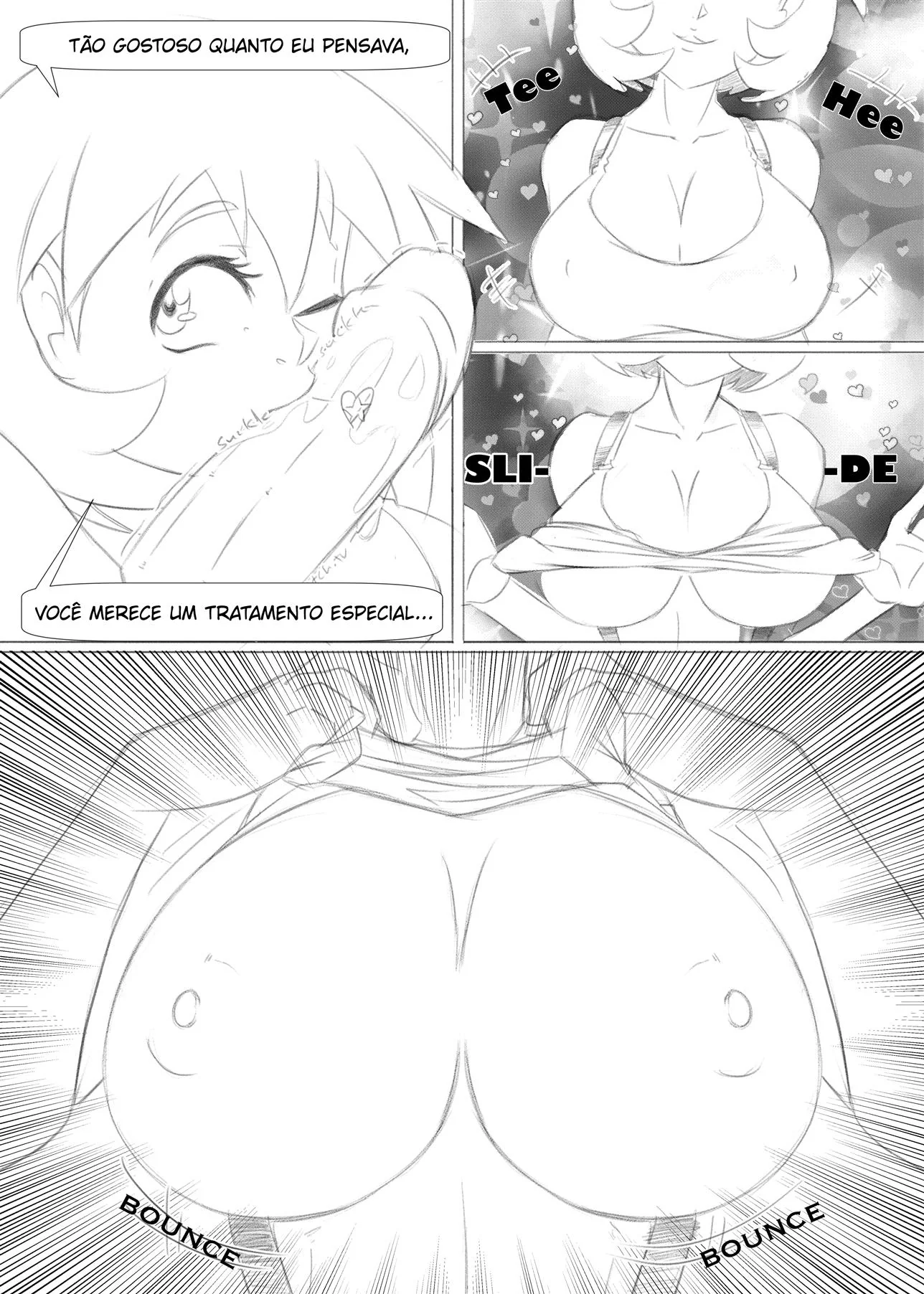 Misty enlouquecida de tesão decide dar para o Ash em Quadrinhos Pornô – HQ Brasileiro