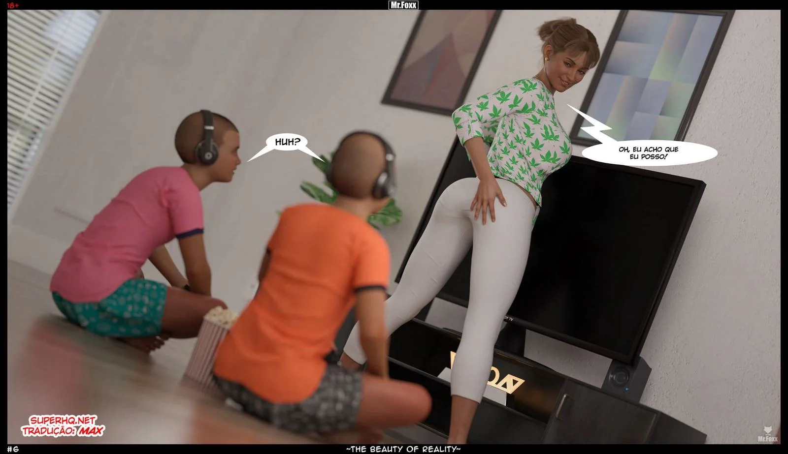 Mamãe Piranha Ensinando os Filhos – Hentai HQ Brasileiro