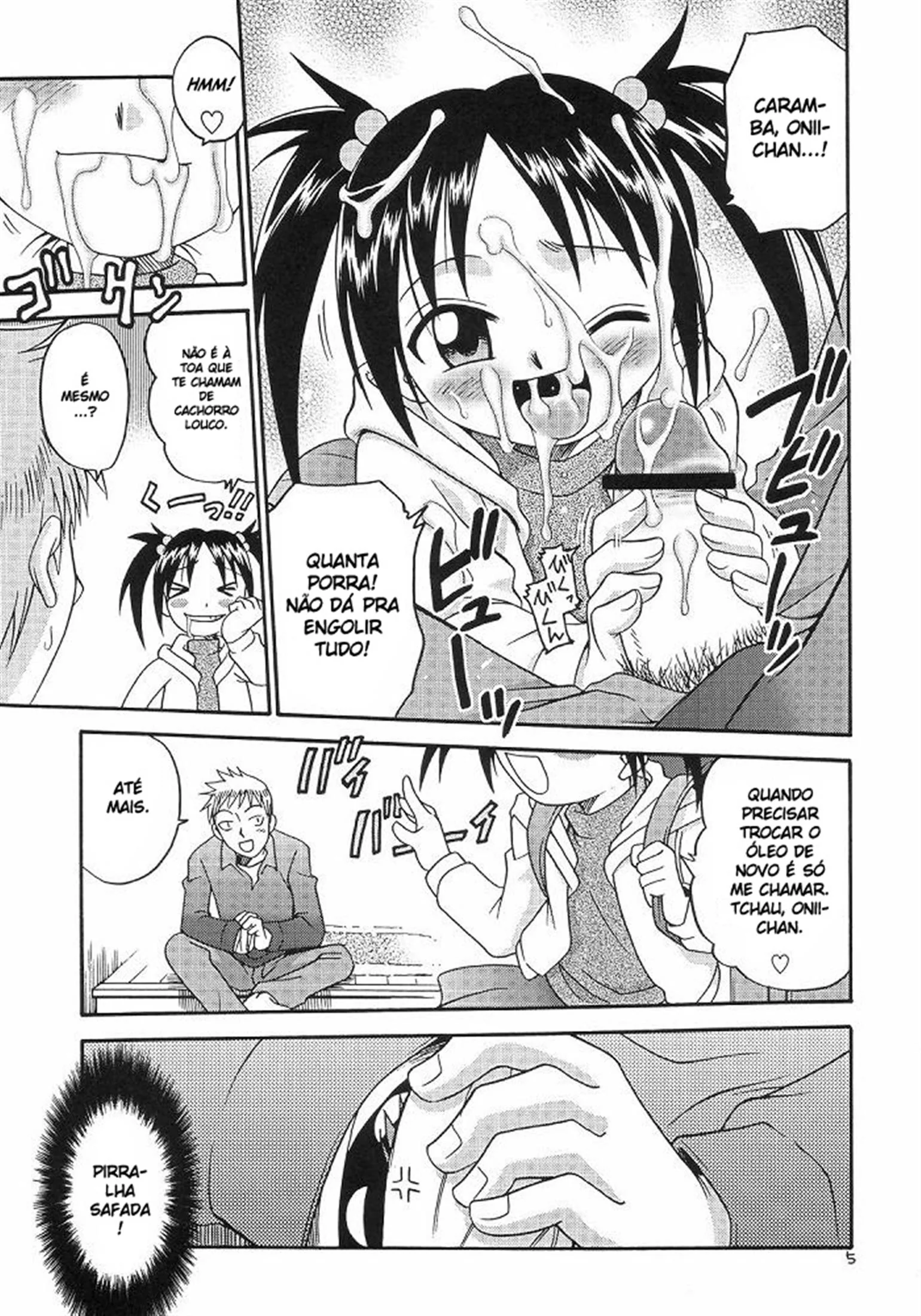 Acordando a piranha com uma piroca na buceta – Hentai HQ Brasileiro