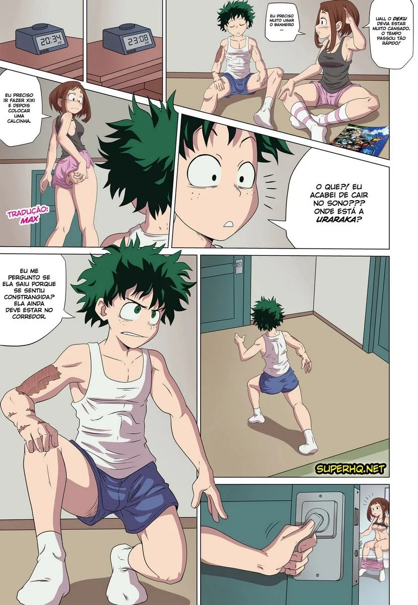 Surpresa Erótica – Uraraka e Deku em Boku No Hero Hentai HQ