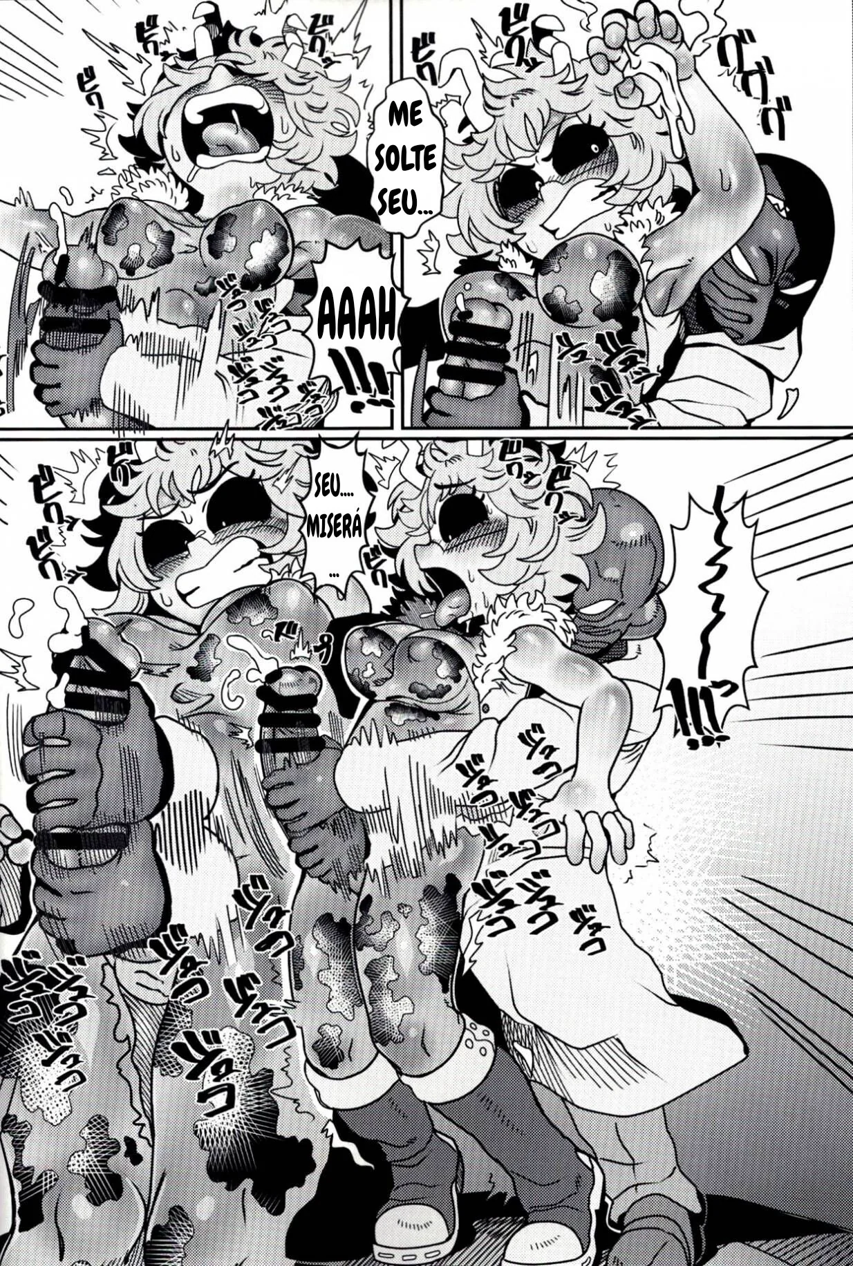 Mina Ashido contra o Vilão Abusador em My Hero Academia – Pica na Buceta da Piranha em Hentai HQ Brasileiro