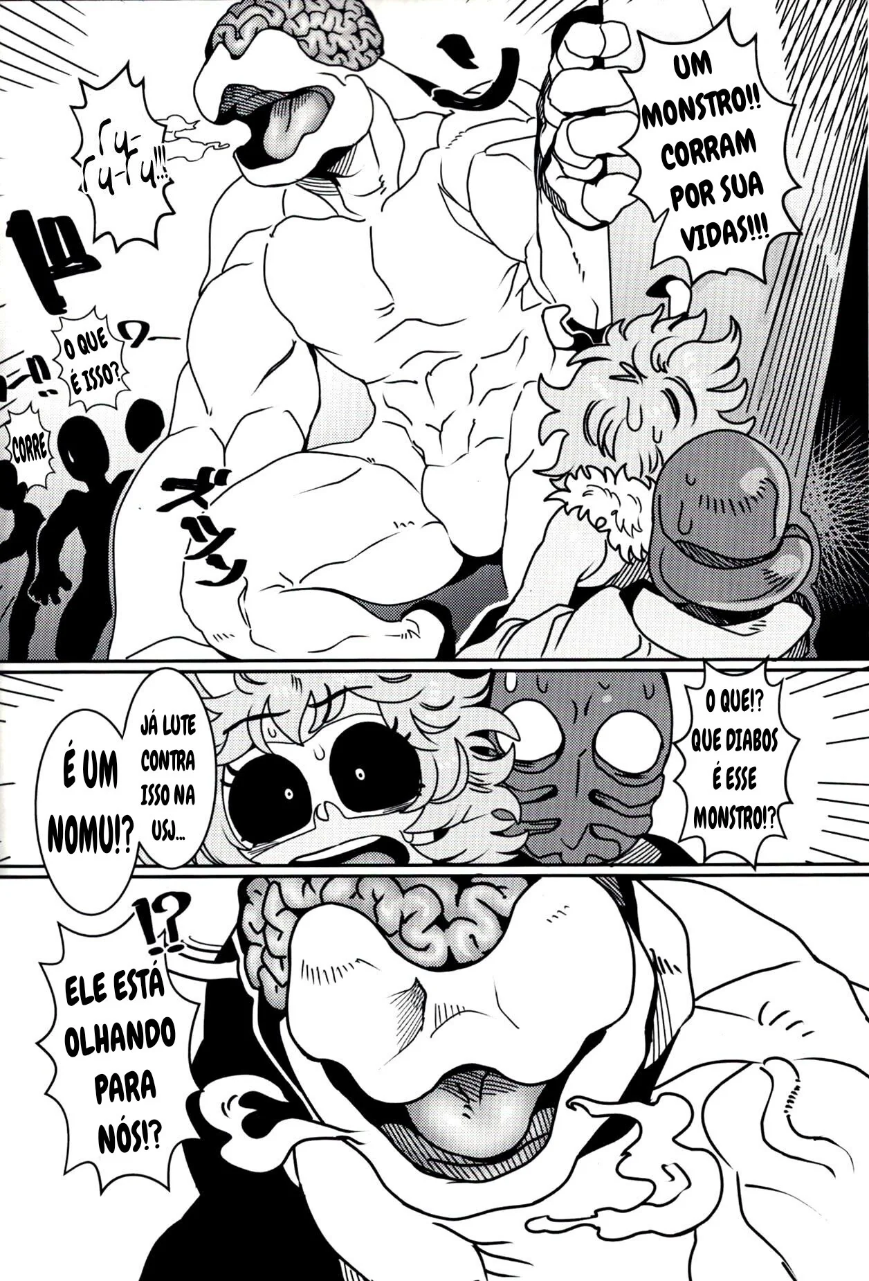 Mina Ashido contra o Vilão Abusador em My Hero Academia – Pica na Buceta da Piranha em Hentai HQ Brasileiro