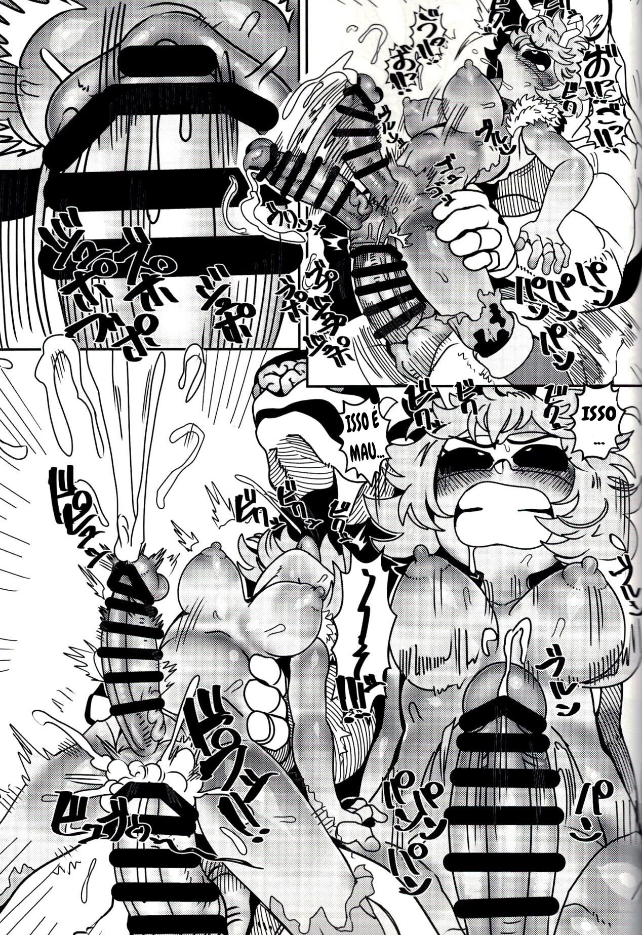Mina Ashido contra o Vilão Abusador em My Hero Academia – Pica na Buceta da Piranha em Hentai HQ Brasileiro