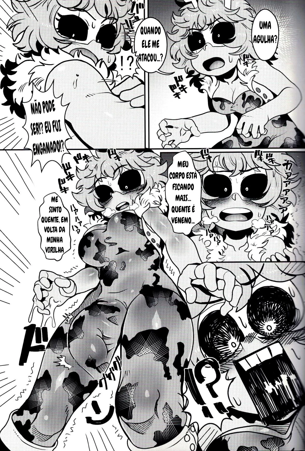 Mina Ashido contra o Vilão Abusador em My Hero Academia – Pica na Buceta da Piranha em Hentai HQ Brasileiro