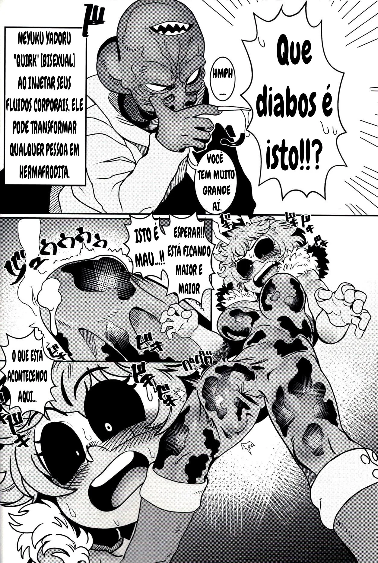 Mina Ashido contra o Vilão Abusador em My Hero Academia – Pica na Buceta da Piranha em Hentai HQ Brasileiro