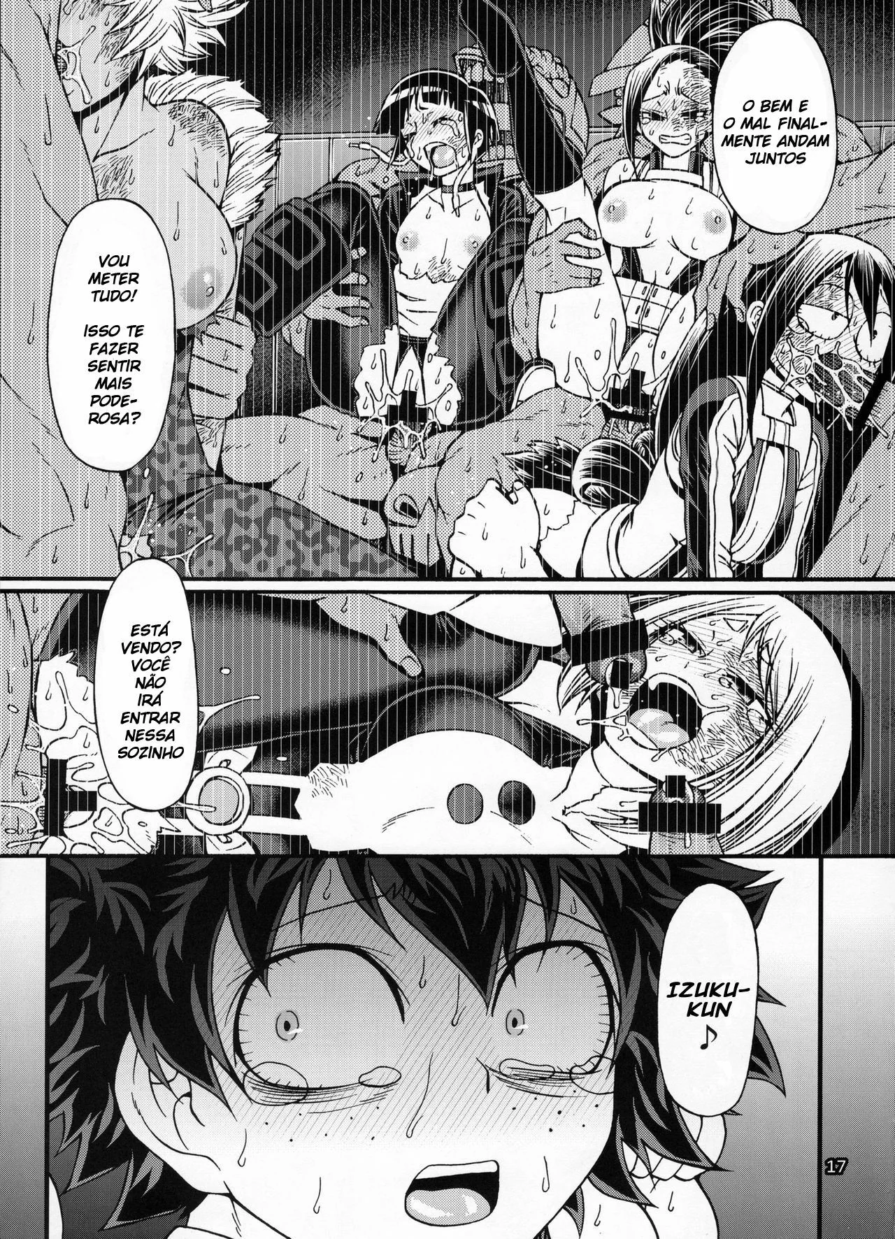 Midoriya Fode Uraraka: A piranha de My Hero Academia leva piroca em HQ Brasileiro