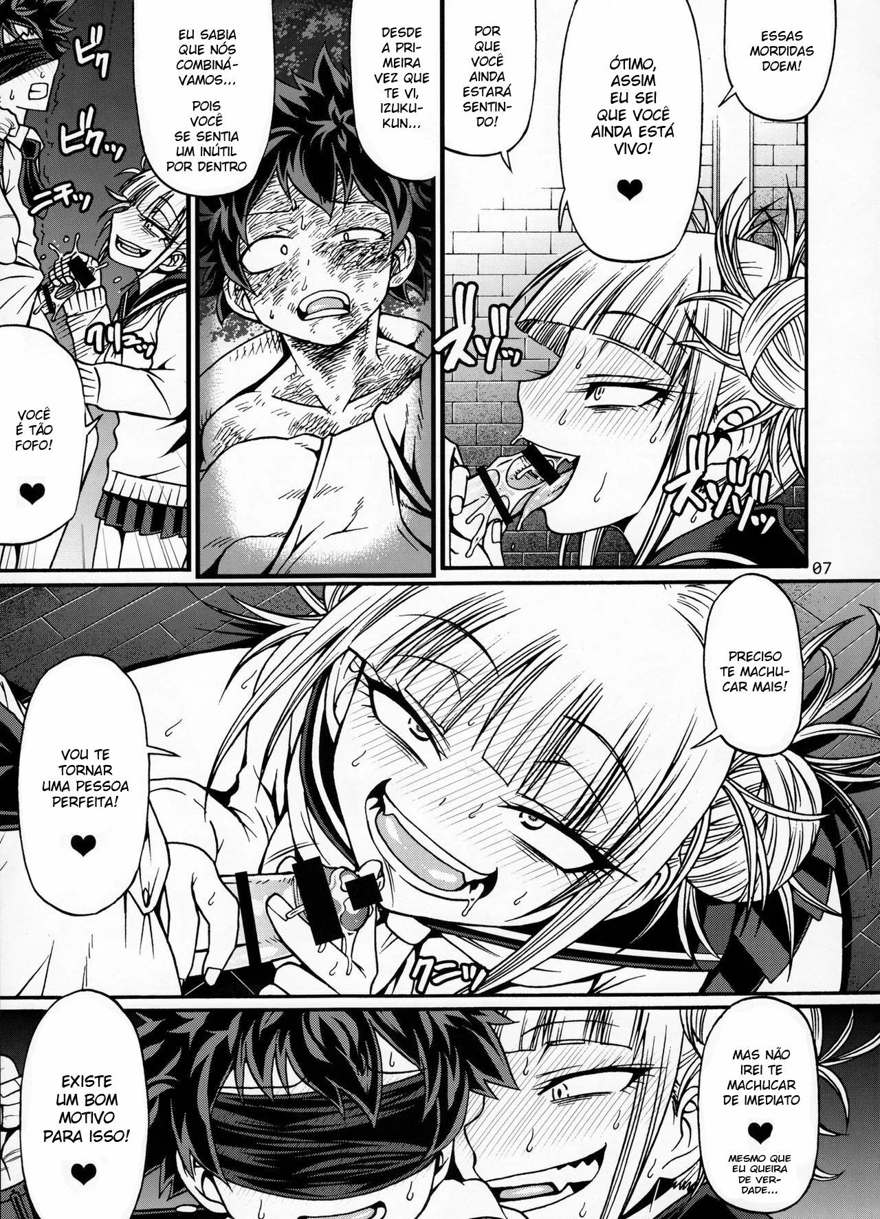Midoriya Fode Uraraka: A piranha de My Hero Academia leva piroca em HQ Brasileiro