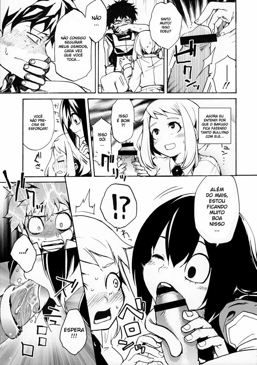 Dando uma Pirocada nas Piranhas de Boku no Hero Academia – O trisal mais gostoso em HQ Brasileiro