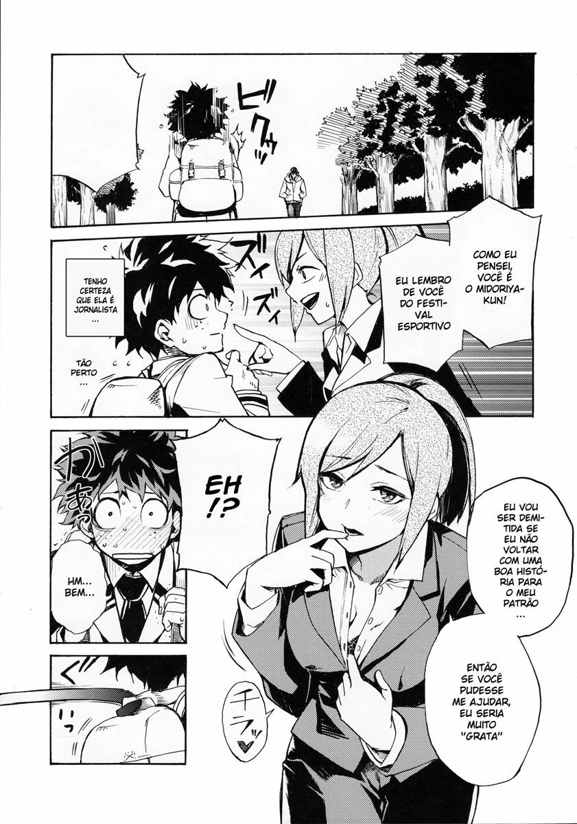 Dando uma Pirocada nas Piranhas de Boku no Hero Academia – O trisal mais gostoso em HQ Brasileiro