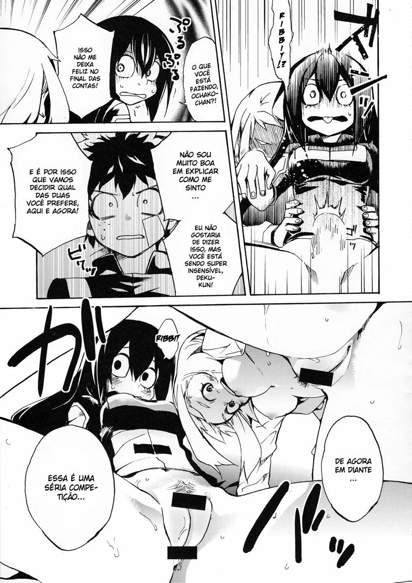 Dando uma Pirocada nas Piranhas de Boku no Hero Academia – O trisal mais gostoso em HQ Brasileiro