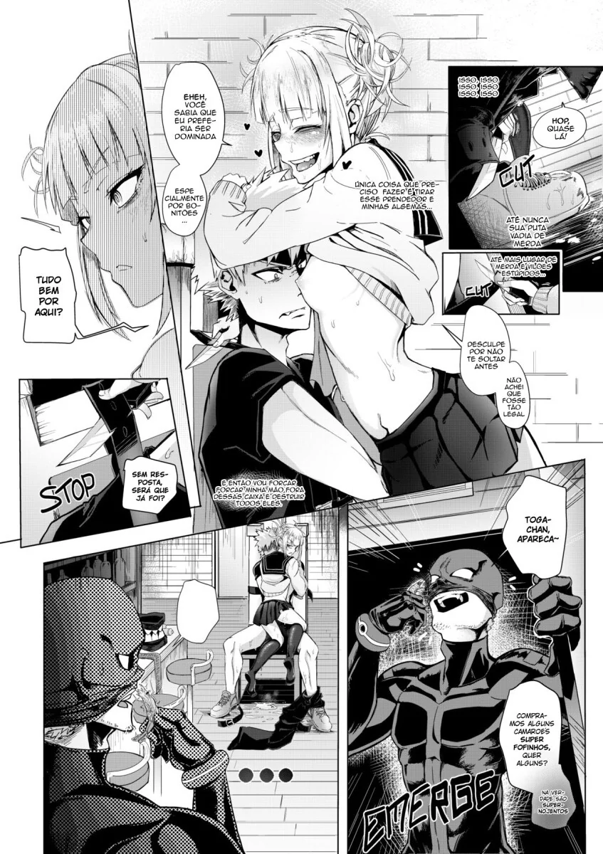 Dominação Sexual: Bakugou sendo abusado por Himiko Toga em My Hero Academia – Hentai HQ Brasileiro
