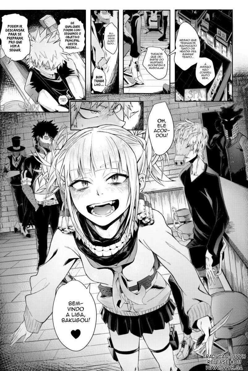 Dominação Sexual: Bakugou sendo abusado por Himiko Toga em My Hero Academia – Hentai HQ Brasileiro
