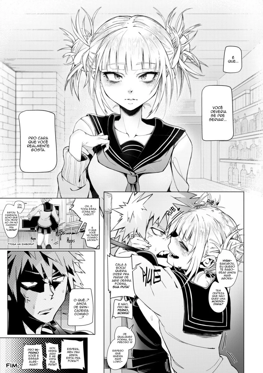 Dominação Sexual: Bakugou sendo abusado por Himiko Toga em My Hero Academia – Hentai HQ Brasileiro