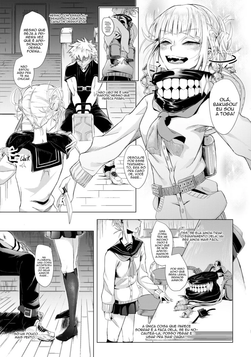 Dominação Sexual: Bakugou sendo abusado por Himiko Toga em My Hero Academia – Hentai HQ Brasileiro