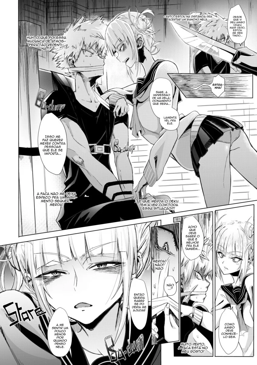 Dominação Sexual: Bakugou sendo abusado por Himiko Toga em My Hero Academia – Hentai HQ Brasileiro