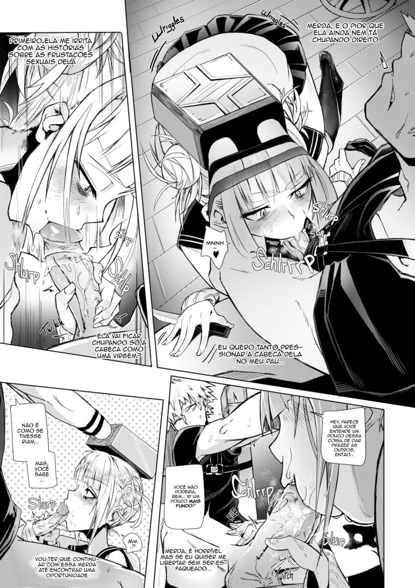 Dominação Sexual: Bakugou sendo abusado por Himiko Toga em My Hero Academia – Hentai HQ Brasileiro