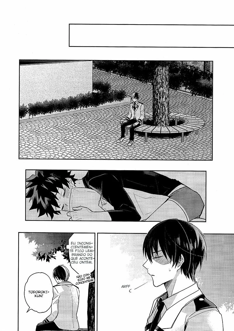 Boku no Hero Academia: Midoriya e Todoroki em uma Masturbação Amiga – Beijo de Pica em Hentai HQ Brasileiro