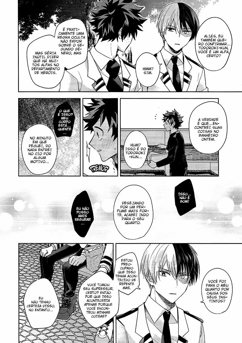 Boku no Hero Academia: Midoriya e Todoroki em uma Masturbação Amiga – Beijo de Pica em Hentai HQ Brasileiro