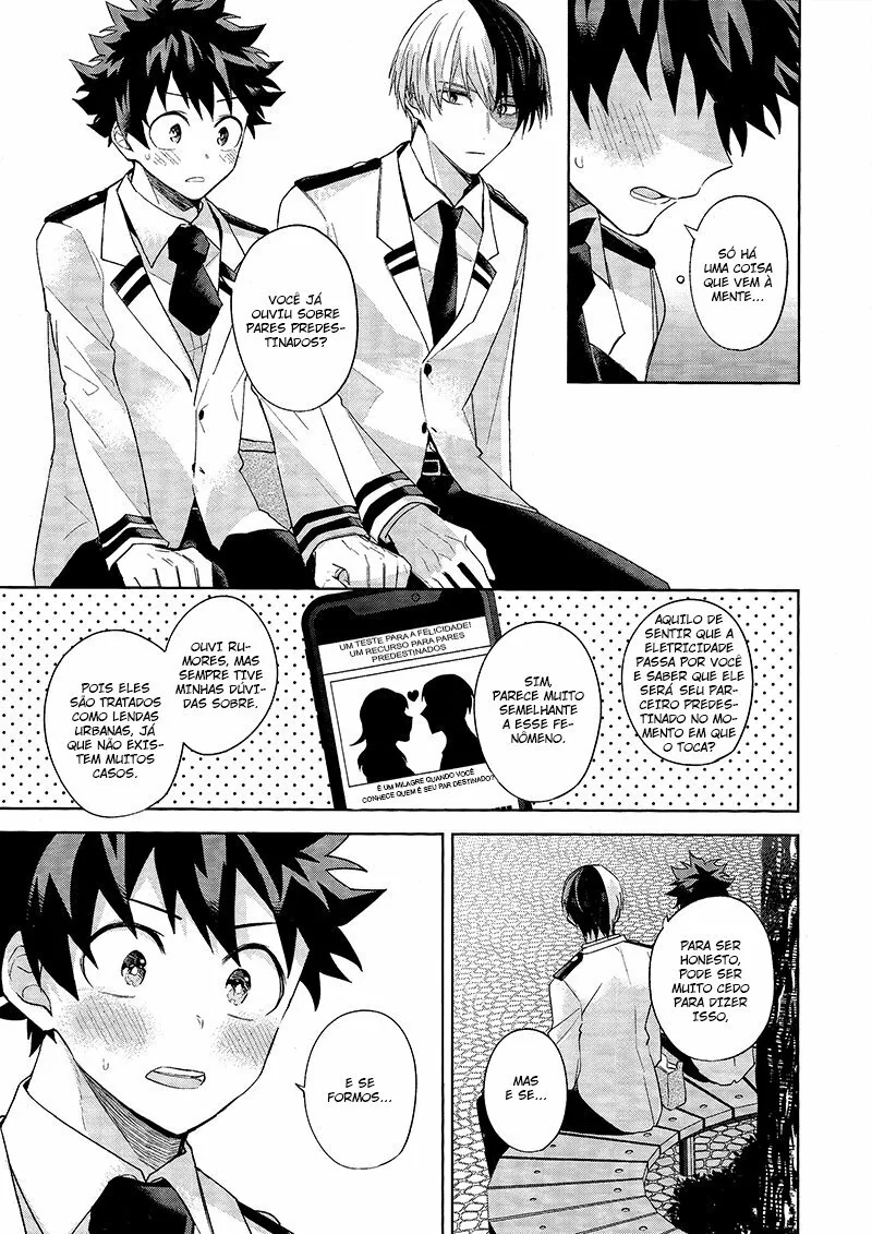 Boku no Hero Academia: Midoriya e Todoroki em uma Masturbação Amiga – Beijo de Pica em Hentai HQ Brasileiro