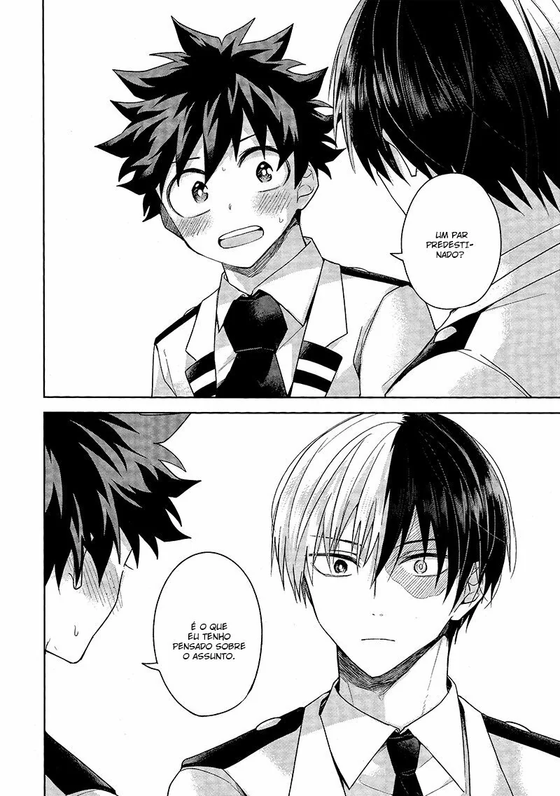 Boku no Hero Academia: Midoriya e Todoroki em uma Masturbação Amiga – Beijo de Pica em Hentai HQ Brasileiro