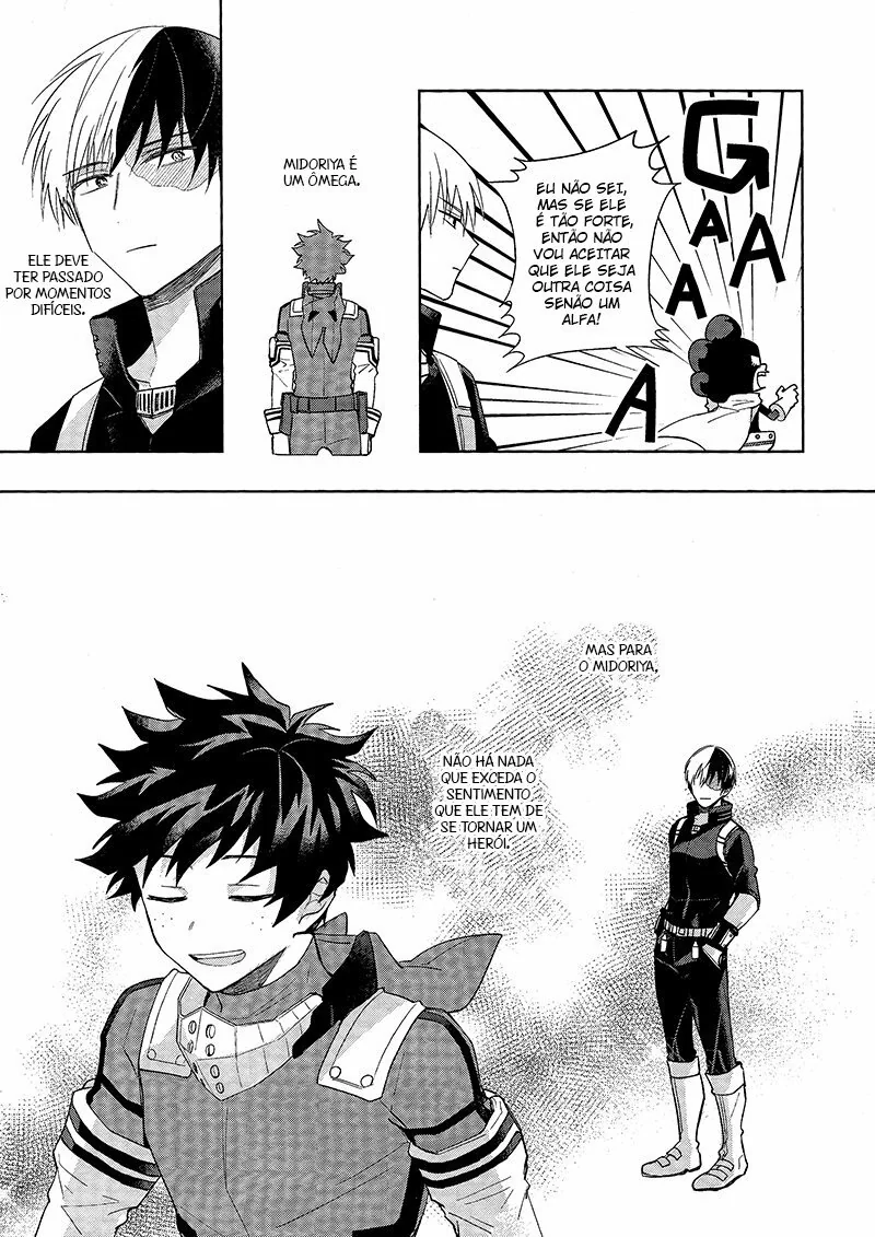 Boku no Hero Academia: Midoriya e Todoroki em uma Masturbação Amiga – Beijo de Pica em Hentai HQ Brasileiro