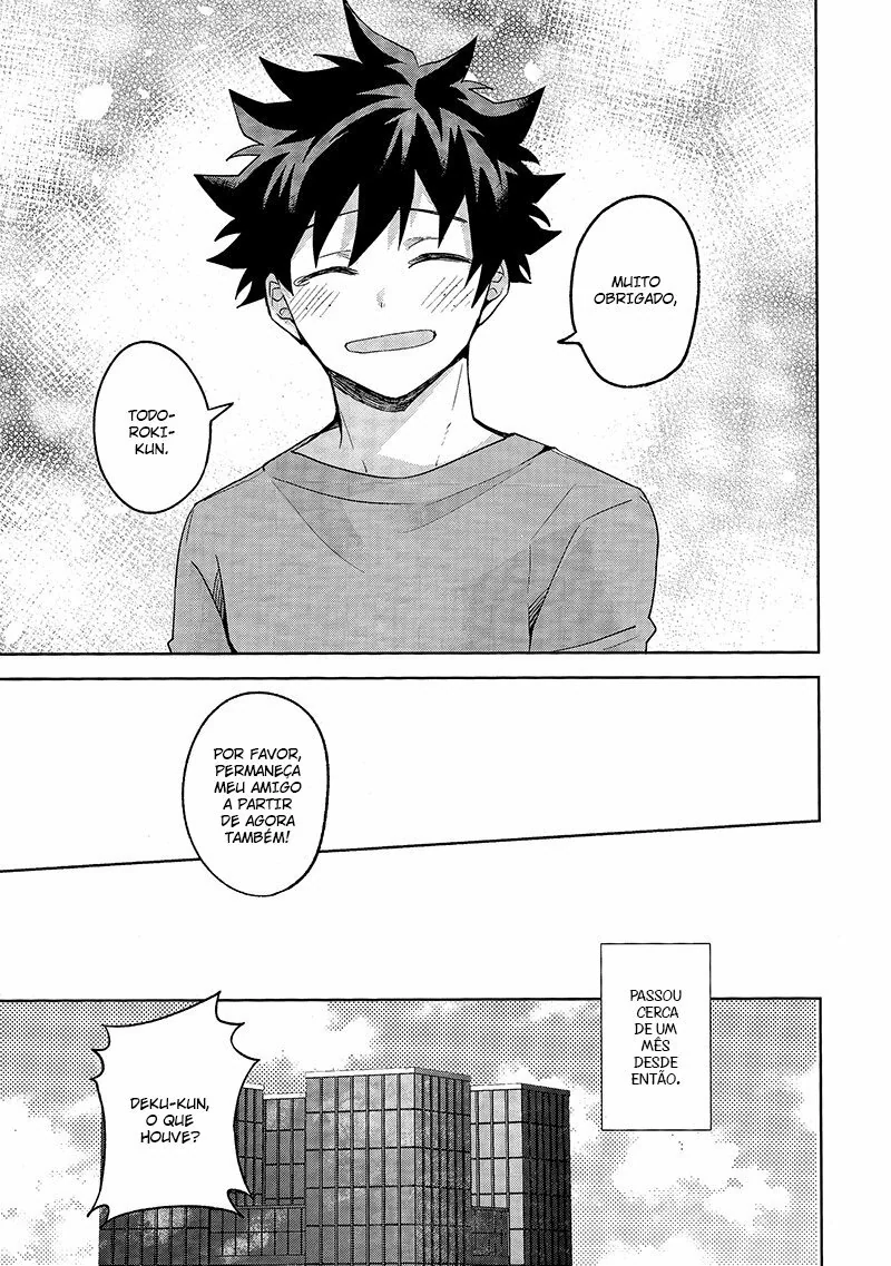 Boku no Hero Academia: Midoriya e Todoroki em uma Masturbação Amiga – Beijo de Pica em Hentai HQ Brasileiro