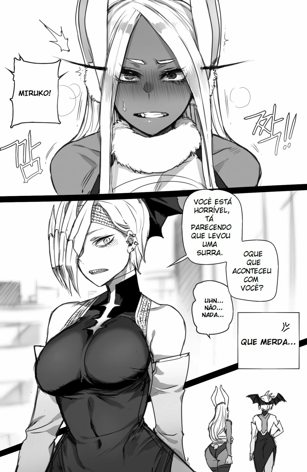 Mirko a Piranha de My Hero Academia Dando sua Buceta aos Vilões – Em HQ Brasileiro