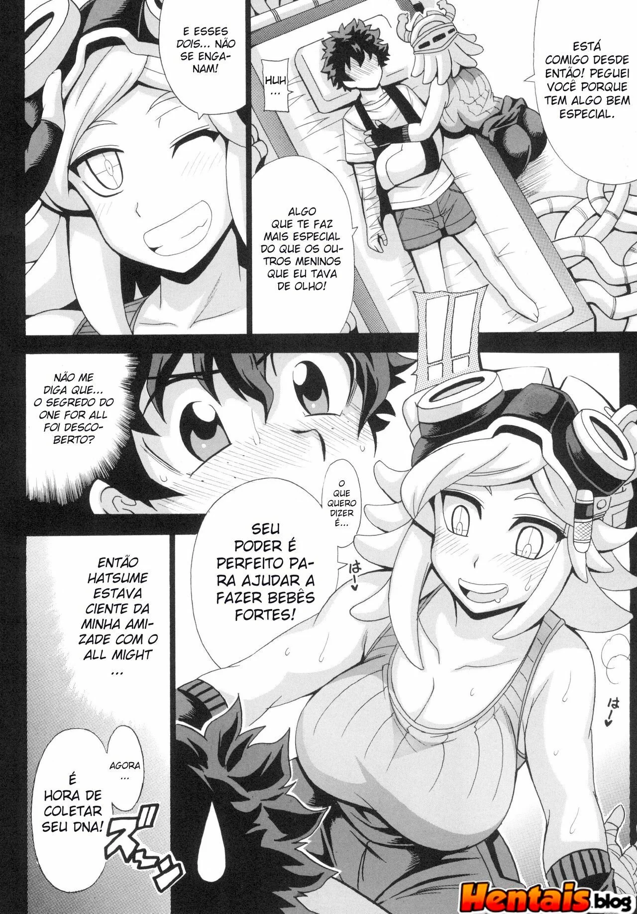 My Hero Academia Porno: Bebê Super Fofo – A piranha da turma se entrega para uma piroca super poderosa em hentai HQ Brasileiro!