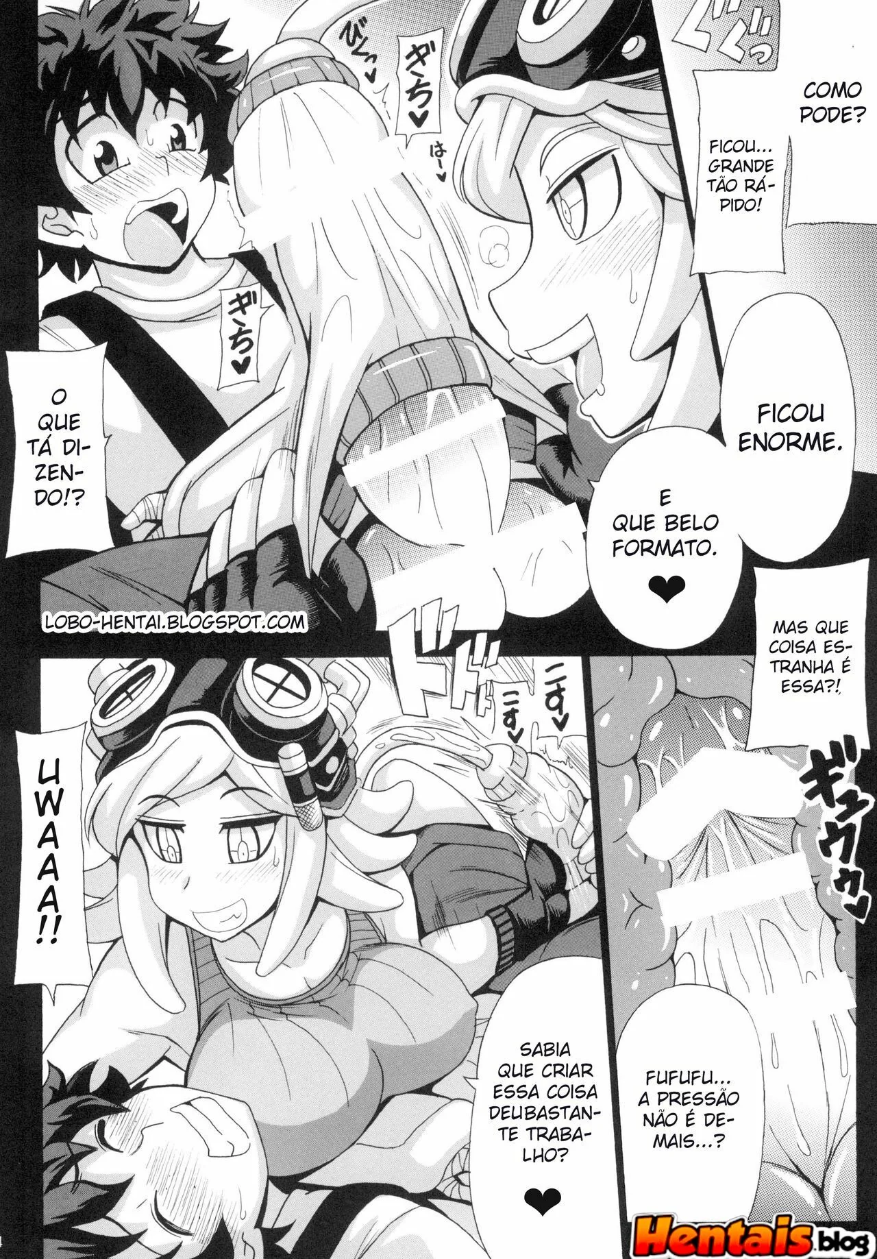 My Hero Academia Porno: Bebê Super Fofo – A piranha da turma se entrega para uma piroca super poderosa em hentai HQ Brasileiro!