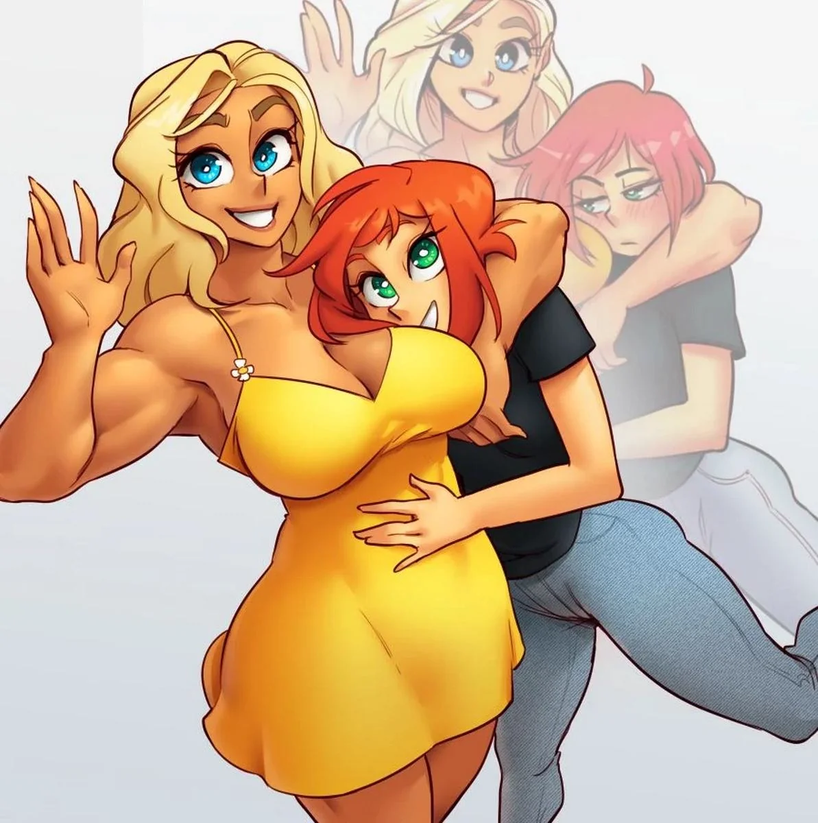 Bervely e Tara: Duas Piranhas Lésbicas em Ação! Mini-comics de Hentai HQ Brasileiro
