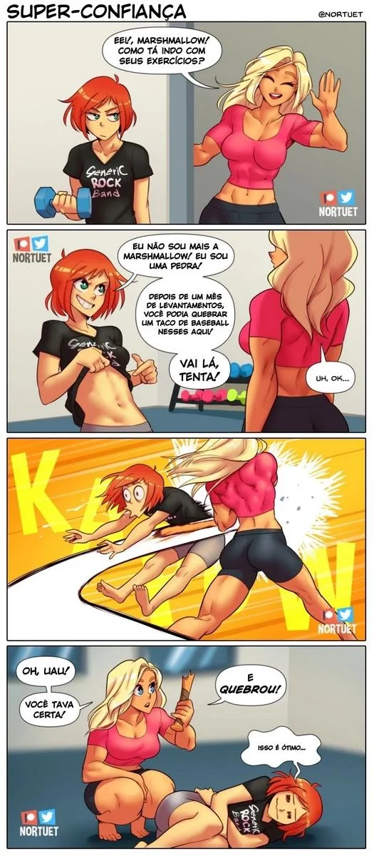 Bervely e Tara: Duas Piranhas Lésbicas em Ação! Mini-comics de Hentai HQ Brasileiro