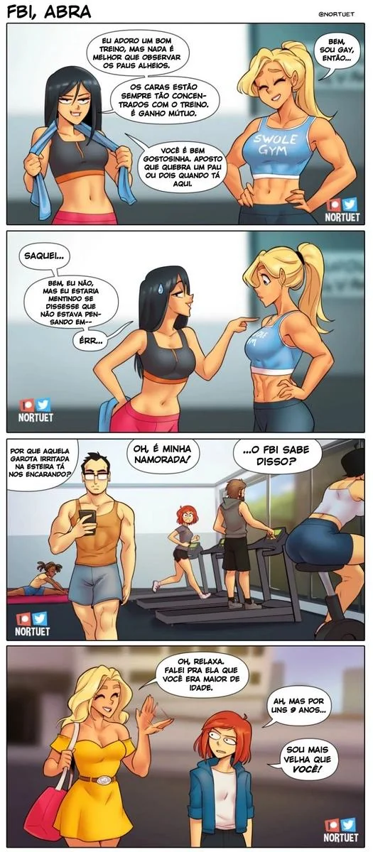 Bervely e Tara: Duas Piranhas Lésbicas em Ação! Mini-comics de Hentai HQ Brasileiro