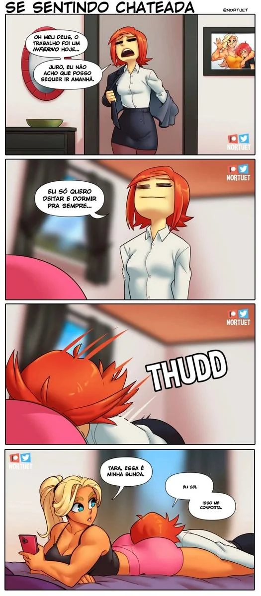 Bervely e Tara: Duas Piranhas Lésbicas em Ação! Mini-comics de Hentai HQ Brasileiro