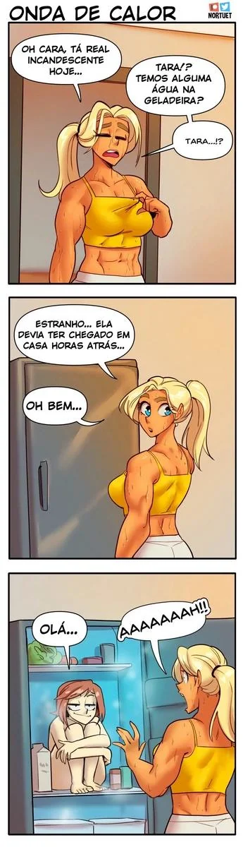 Bervely e Tara: Duas Piranhas Lésbicas em Ação! Mini-comics de Hentai HQ Brasileiro