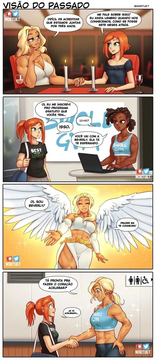 Bervely e Tara: Duas Piranhas Lésbicas em Ação! Mini-comics de Hentai HQ Brasileiro