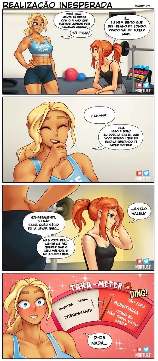 Bervely e Tara: Duas Piranhas Lésbicas em Ação! Mini-comics de Hentai HQ Brasileiro