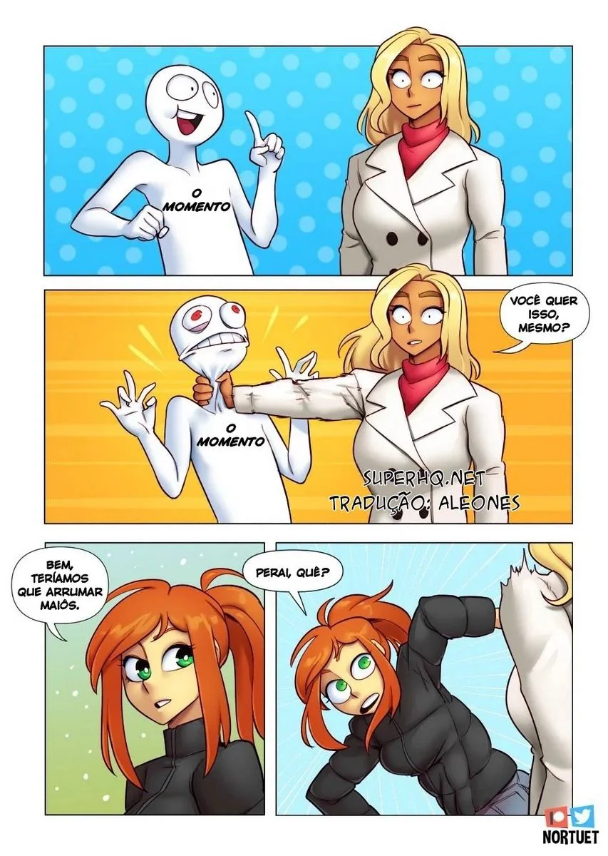Bervely e Tara: Duas Piranhas Lésbicas em Ação! Mini-comics de Hentai HQ Brasileiro