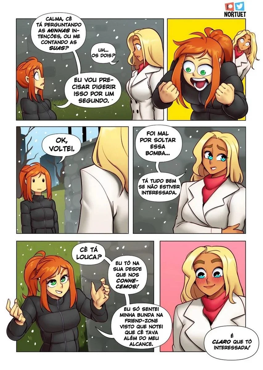 Bervely e Tara: Duas Piranhas Lésbicas em Ação! Mini-comics de Hentai HQ Brasileiro