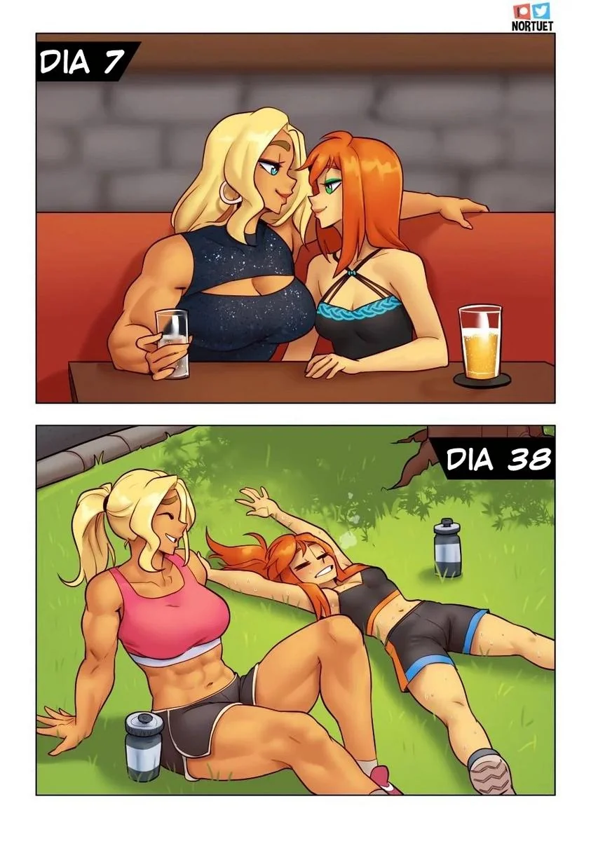 Bervely e Tara: Duas Piranhas Lésbicas em Ação! Mini-comics de Hentai HQ Brasileiro