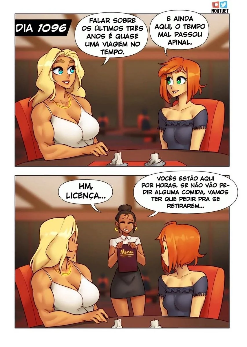 Bervely e Tara: Duas Piranhas Lésbicas em Ação! Mini-comics de Hentai HQ Brasileiro