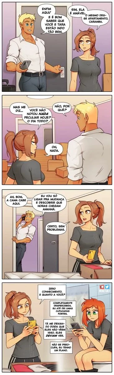 Bervely e Tara: Duas Piranhas Lésbicas em Ação! Mini-comics de Hentai HQ Brasileiro