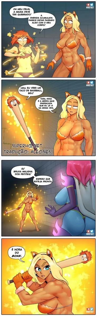 Bervely e Tara: Duas Piranhas Lésbicas em Ação! Mini-comics de Hentai HQ Brasileiro