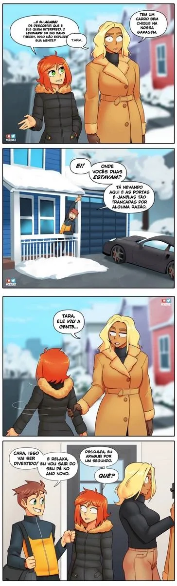 Bervely e Tara: Duas Piranhas Lésbicas em Ação! Mini-comics de Hentai HQ Brasileiro