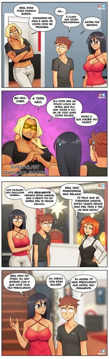 Bervely e Tara: Duas Piranhas Lésbicas em Ação! Mini-comics de Hentai HQ Brasileiro