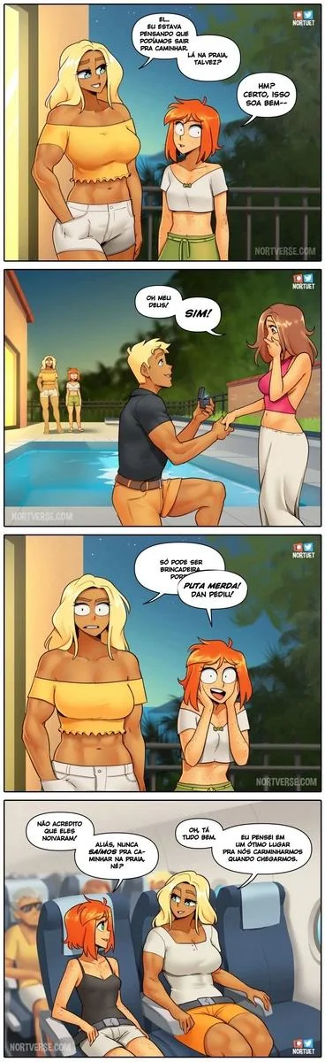Bervely e Tara: Duas Piranhas Lésbicas em Ação! Mini-comics de Hentai HQ Brasileiro