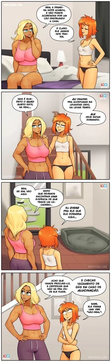 Bervely e Tara: Duas Piranhas Lésbicas em Ação! Mini-comics de Hentai HQ Brasileiro